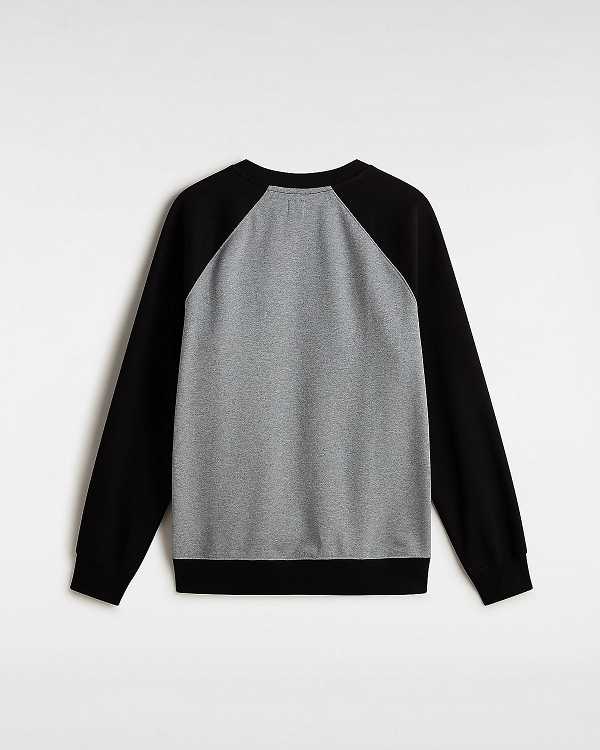 Grey Vans Core Basic Raglan Men T Shirts | VN0781693