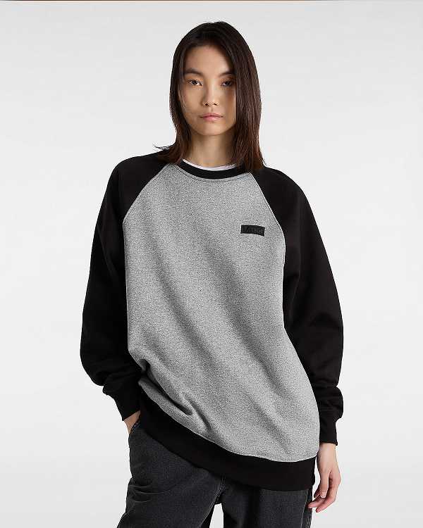 Grey Vans Core Basic Raglan Men T Shirts | VN0781693