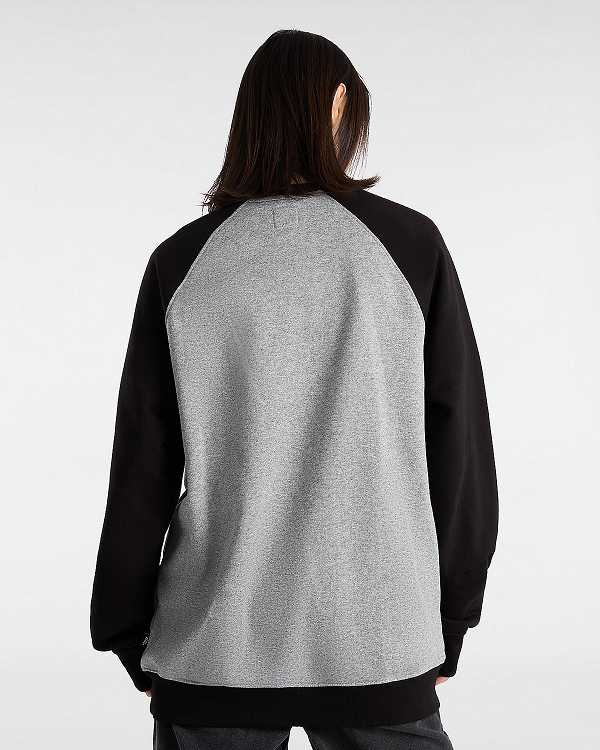 Grey Vans Core Basic Raglan Men T Shirts | VN0781693