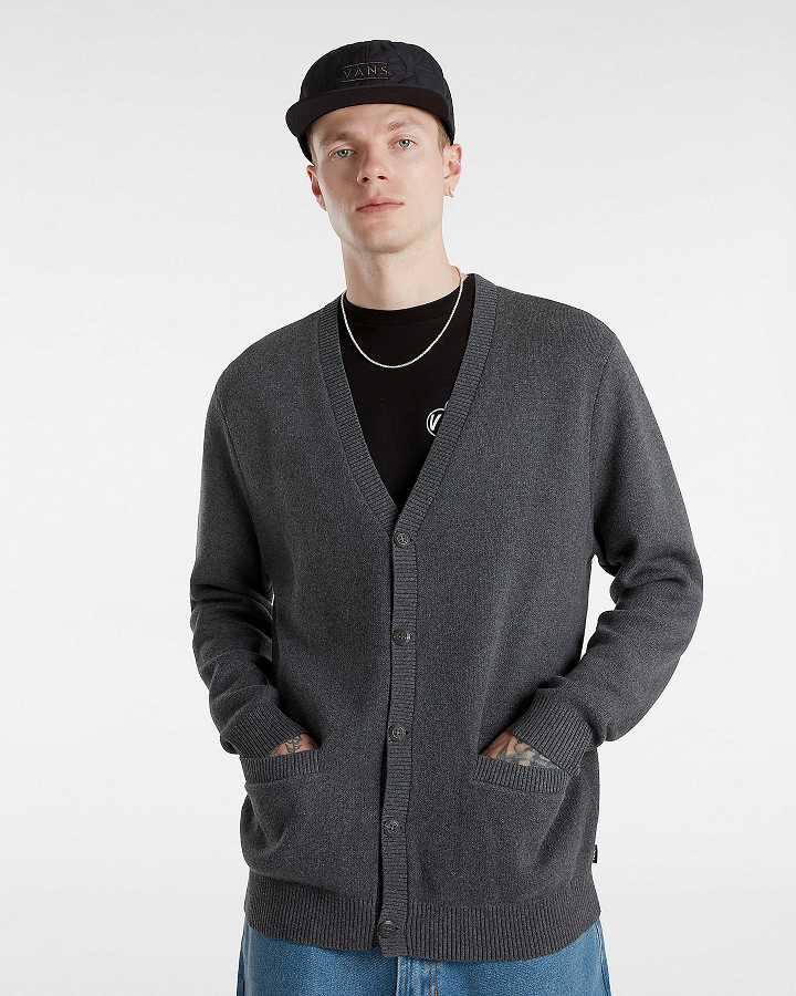 Grey Vans Emmett Men Cardigan | VN0941276