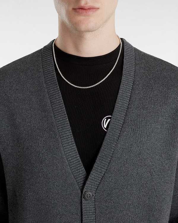 Grey Vans Emmett Men Cardigan | VN0941276
