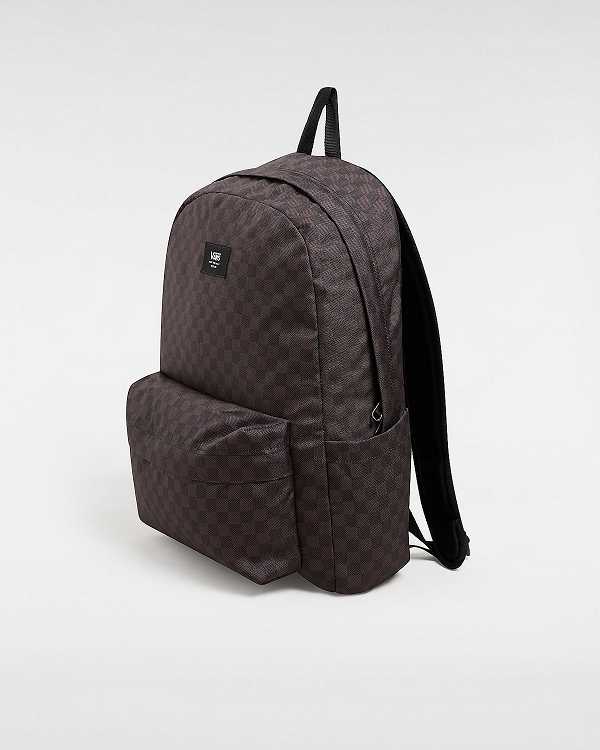 Grey Vans Old Skool Check Unisex Backpacks | VN8763451