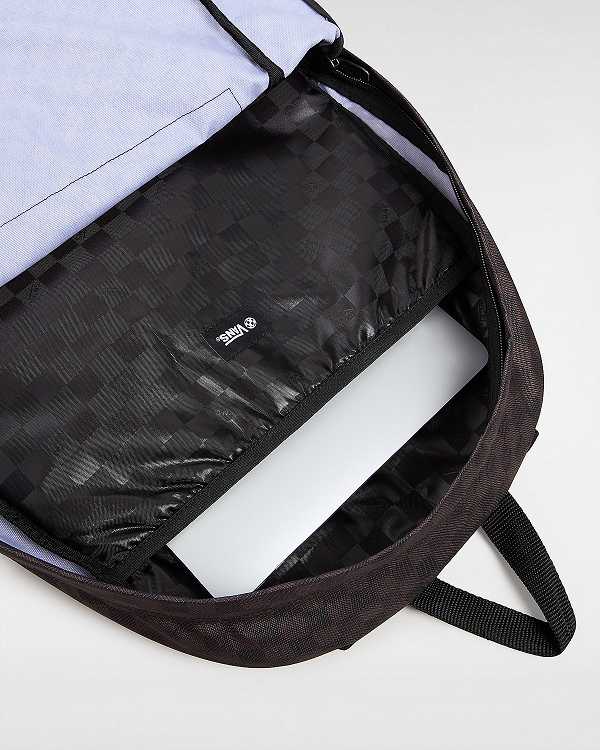 Grey Vans Old Skool Check Unisex Backpacks | VN8763451