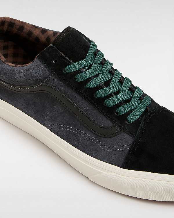 Grey Vans Old Skool Pig Suede Men Sneakers | VN8201796
