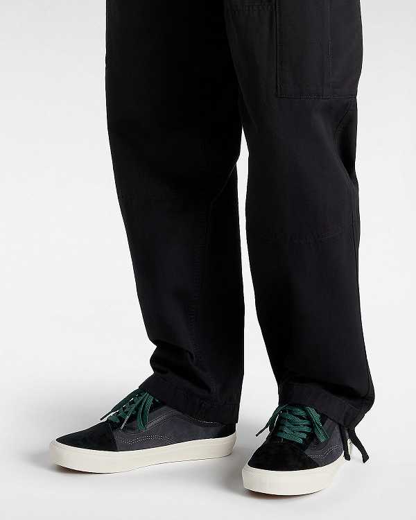 Grey Vans Old Skool Pig Suede Men Sneakers | VN8201796