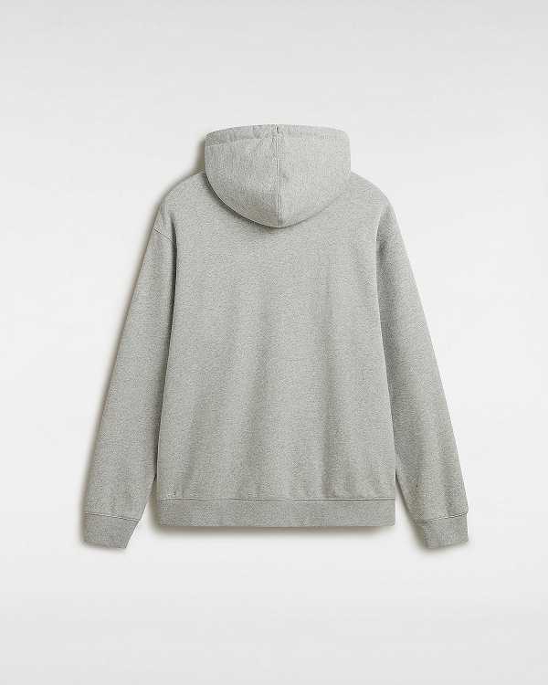 Grey Vans Original Standard Loose Men Hoodie | VN9260183
