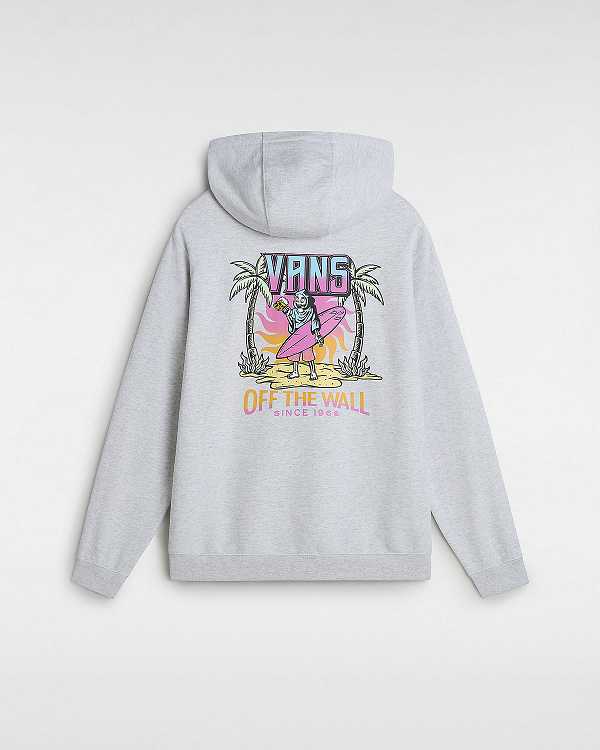 Grey Vans Palm Cheers Classic Men Hoodie | VN7498316