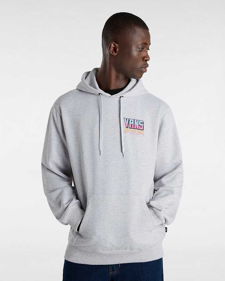 Grey Vans Palm Cheers Classic Men Hoodie | VN7498316