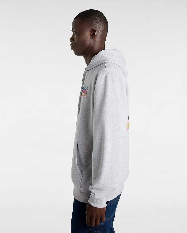 Grey Vans Palm Cheers Classic Men Hoodie | VN7498316