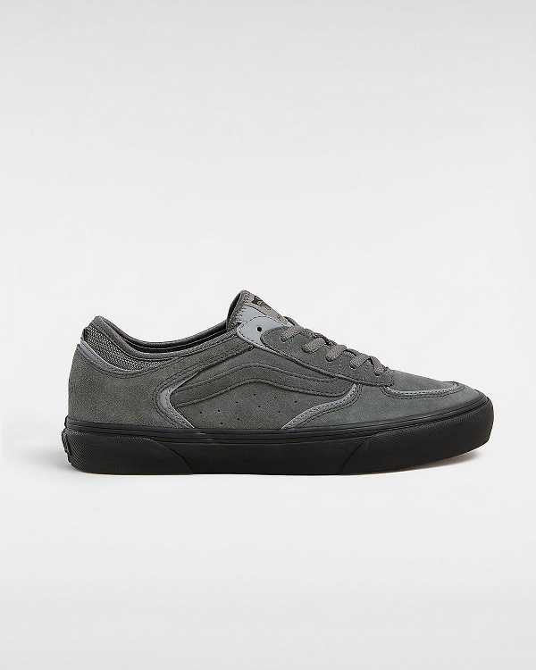 Grey Vans Rowley Suede Men Skate Shoes | VN8745329
