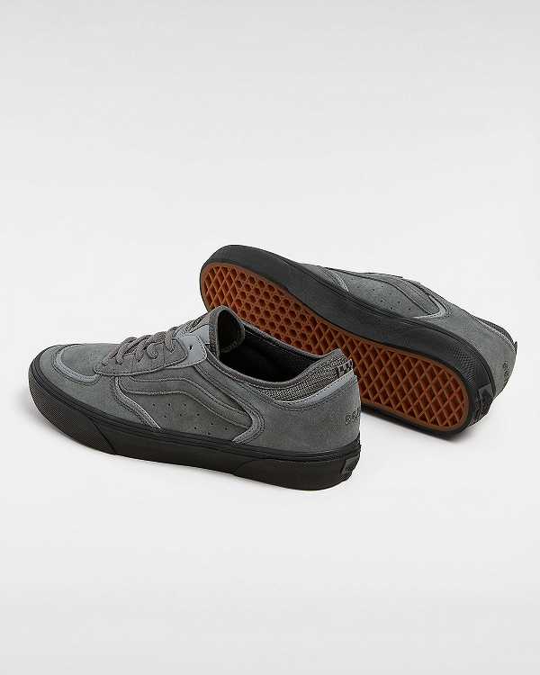 Grey Vans Rowley Suede Women Skate Shoes | VN6359417