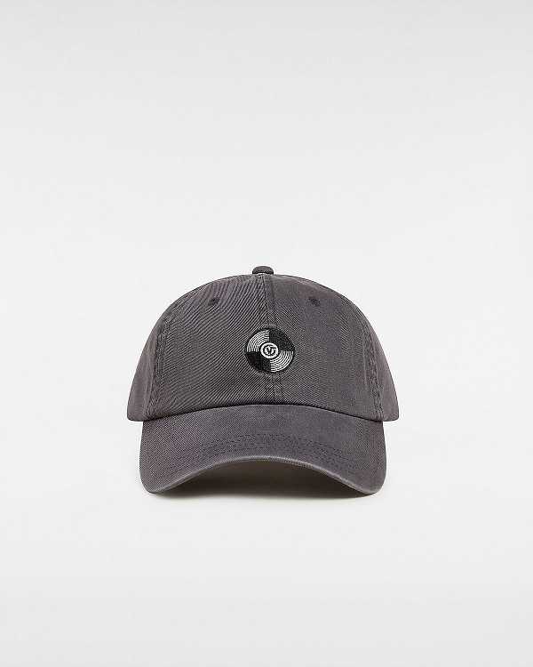 Grey Vans Vinyl Touch Curved Bill Unisex Hats | VN6287041