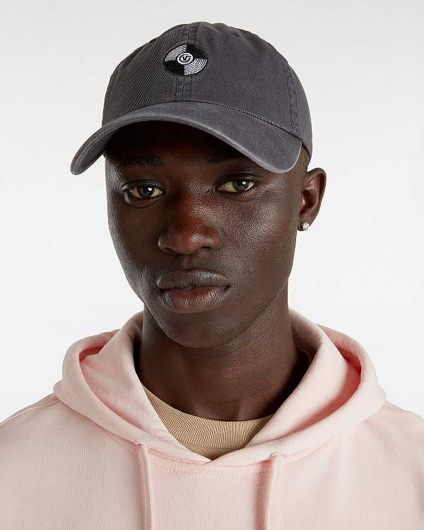 Grey Vans Vinyl Touch Curved Bill Unisex Hats | VN6287041