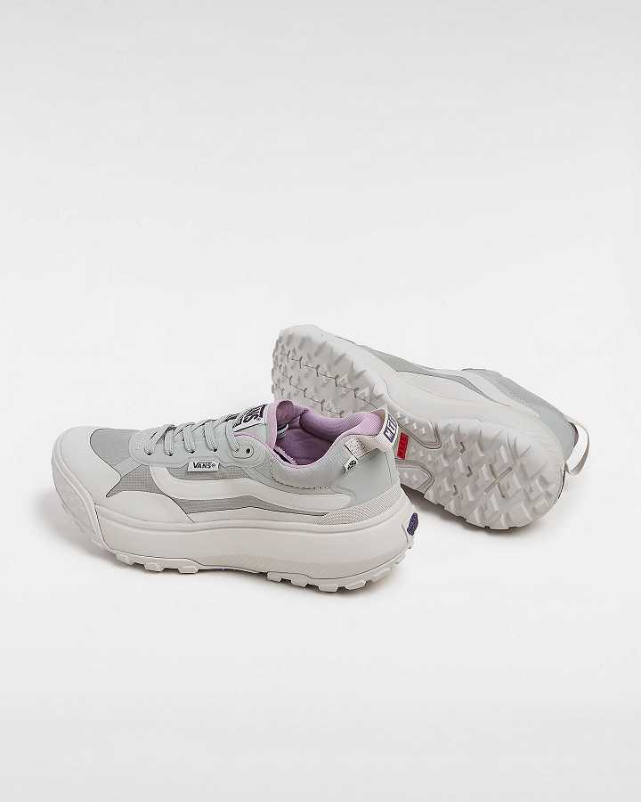 Grey / Purple Vans MTE Crosspath Women Sneakers | VN9257834
