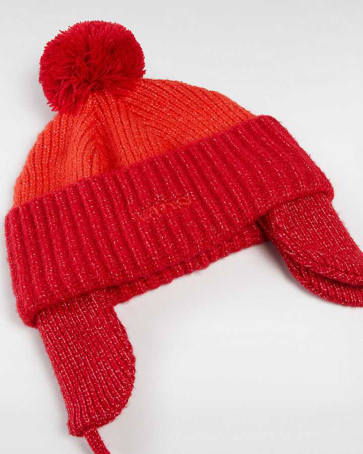 Orange Vans 66 Pom Unisex Beanie | VN4379215