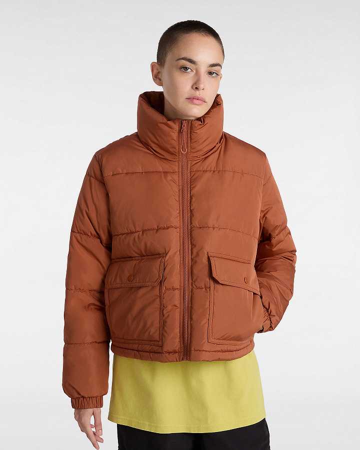 Orange Vans MTE Aubrey Primaloft Women Jacket | VN0439125