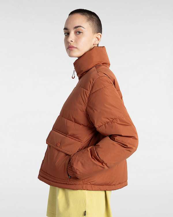 Orange Vans MTE Aubrey Primaloft Women Jacket | VN0439125
