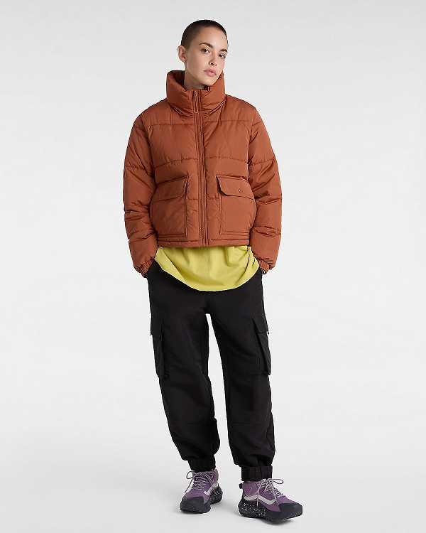 Orange Vans MTE Aubrey Primaloft Women Jacket | VN0439125