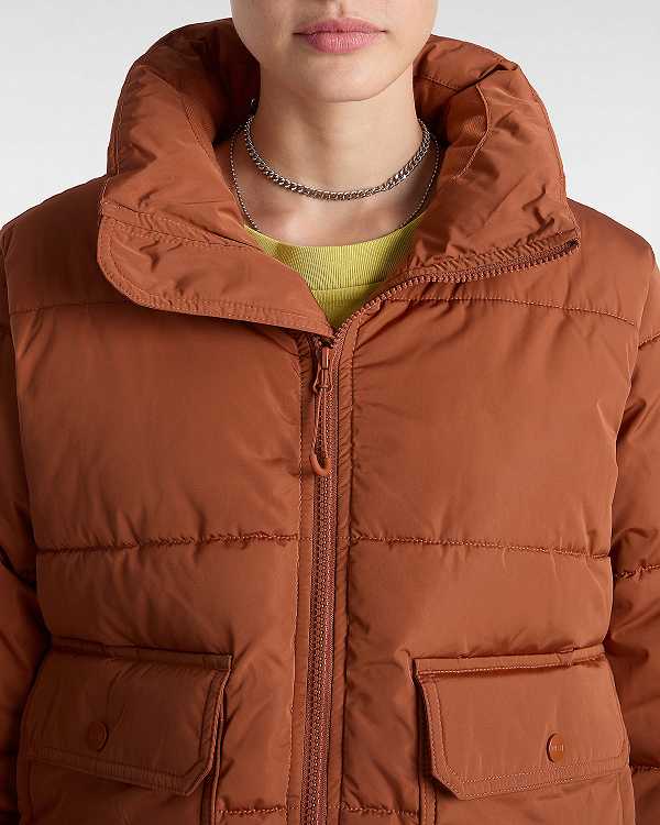 Orange Vans MTE Aubrey Primaloft Women Jacket | VN0439125