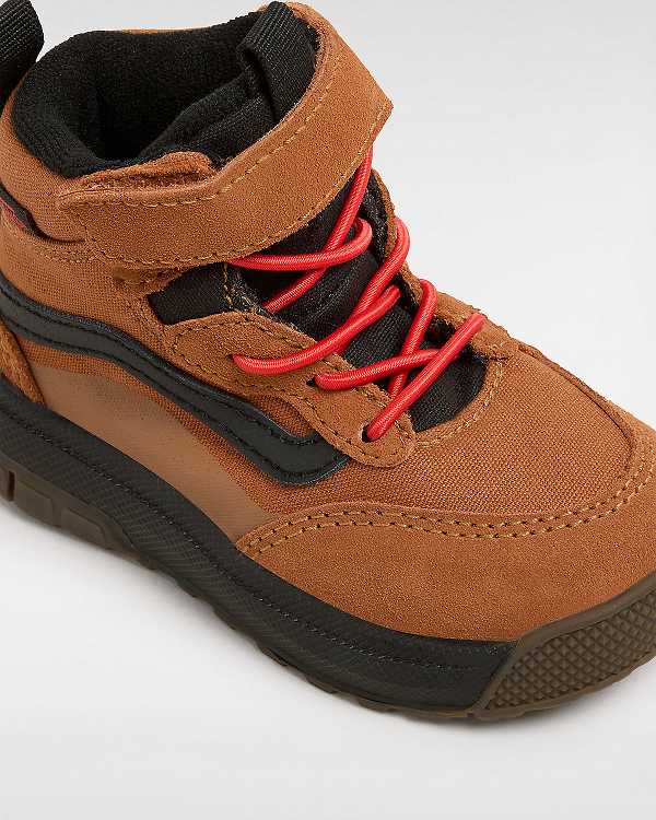 Orange Vans MTE Mini Crest (1-4 Years) Kids' Hiking Boots | VN6123079