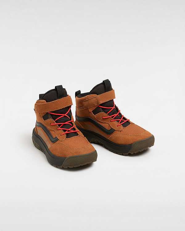 Orange Vans MTE Mini Crest (4-8 Years) Kids' Hiking Boots | VN9123546
