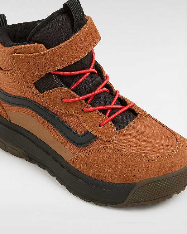 Orange Vans MTE Mini Crest (4-8 Years) Kids' Hiking Boots | VN9123546