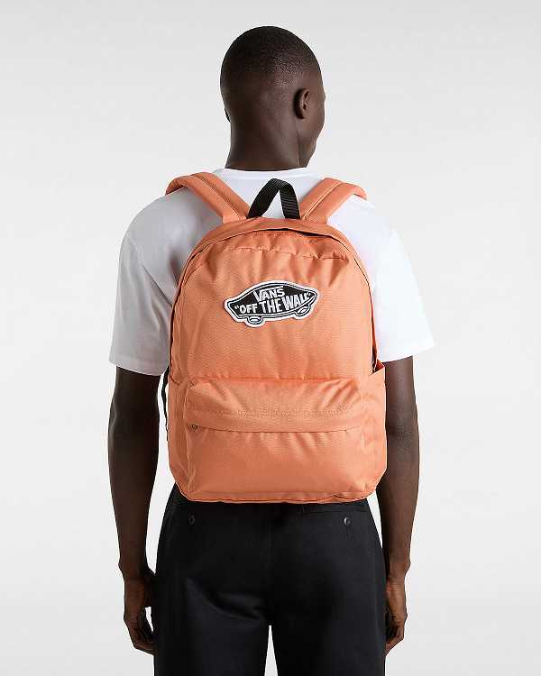 Orange Vans Old Skool Classic Unisex Backpacks | VN4893267