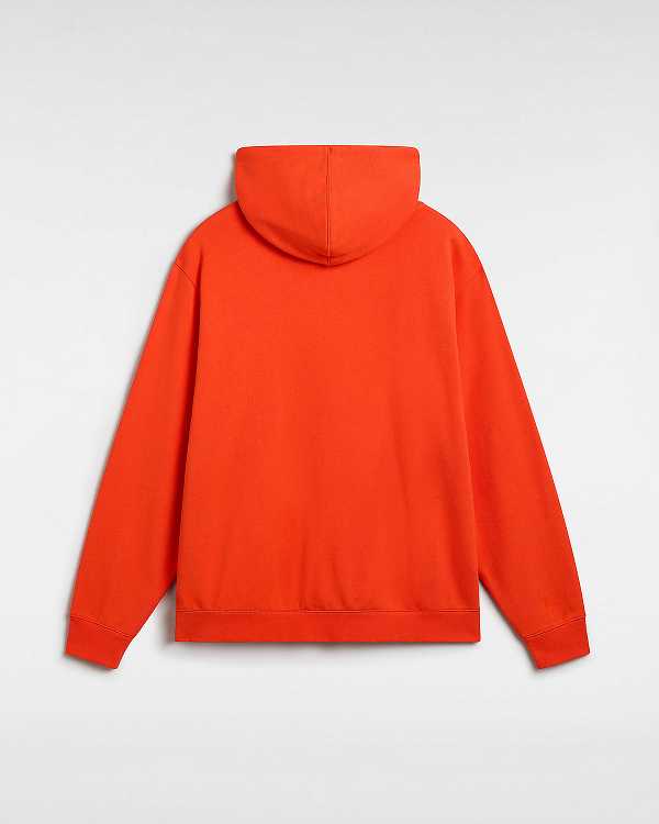 Orange Vans Original Standards Loose Men Hoodie | VN2673590