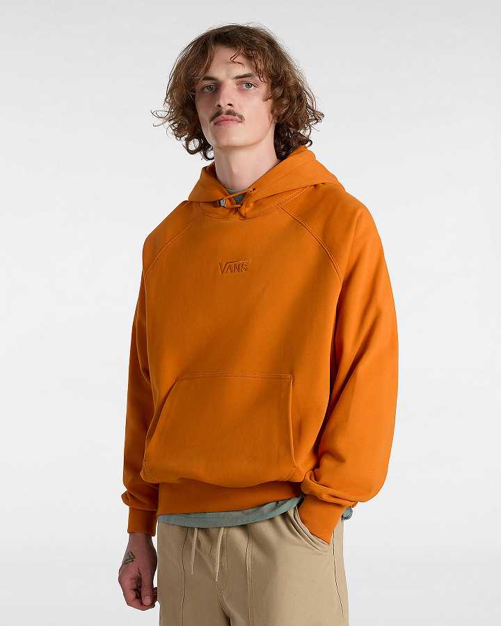 Orange Vans Premium Men Hoodie | VN9476320