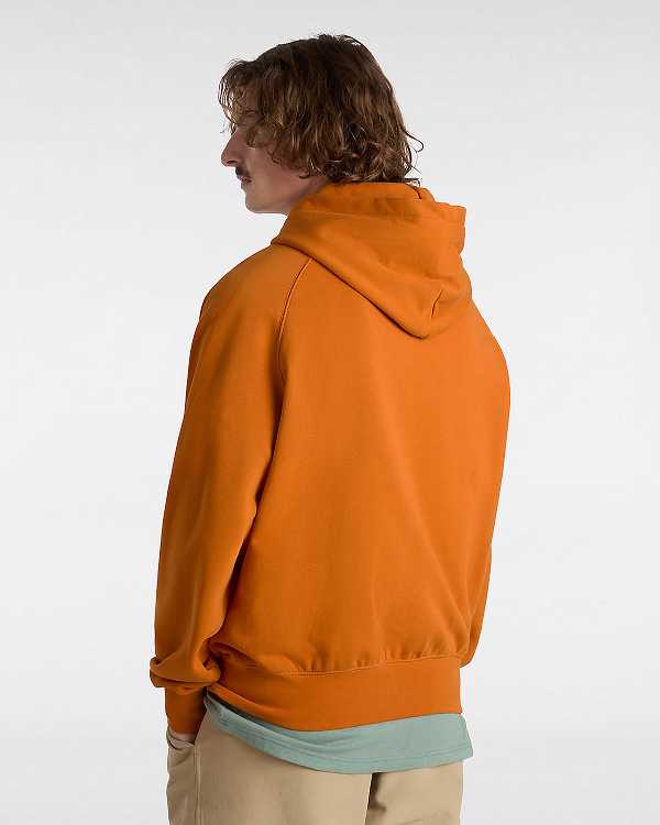 Orange Vans Premium Men Hoodie | VN9476320