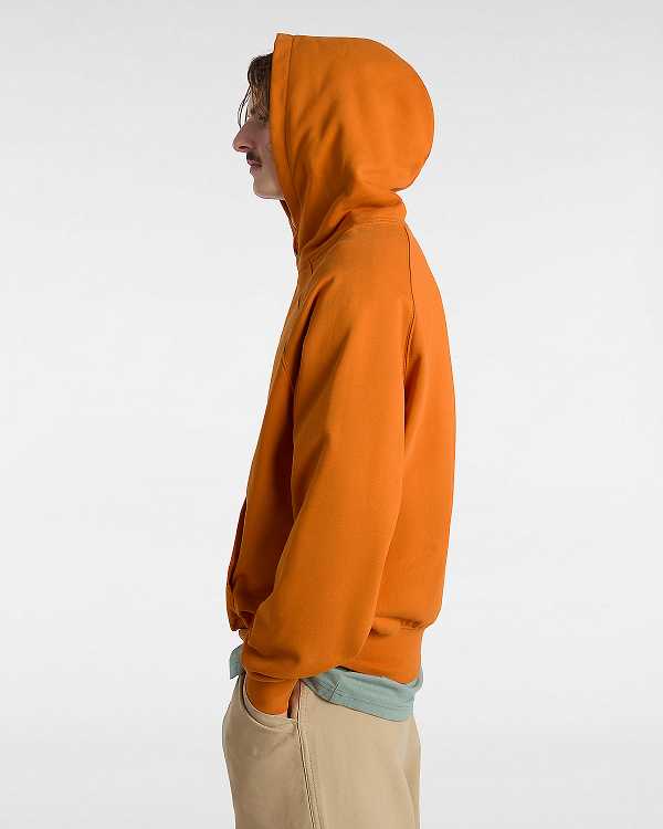 Orange Vans Premium Men Hoodie | VN9476320