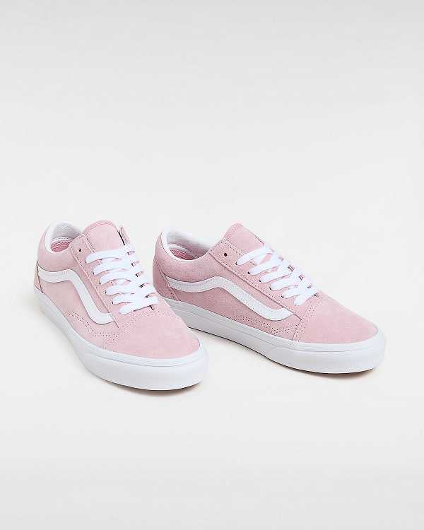 Pink Vans Pig Suede Old Skool Men Sneakers | VN5693847