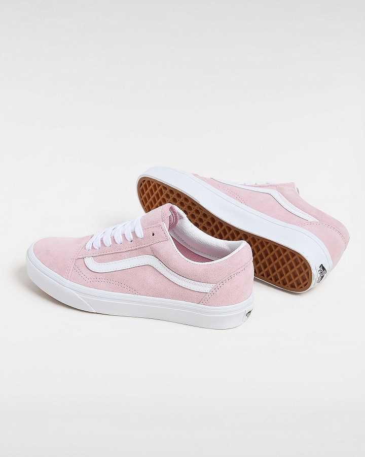 Pink Vans Pig Suede Old Skool Men Sneakers | VN5693847