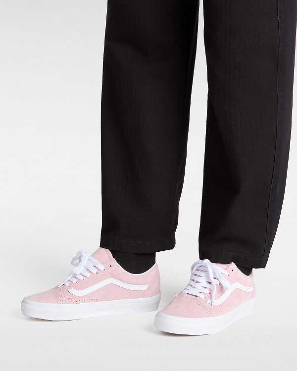 Pink Vans Pig Suede Old Skool Men Sneakers | VN5693847