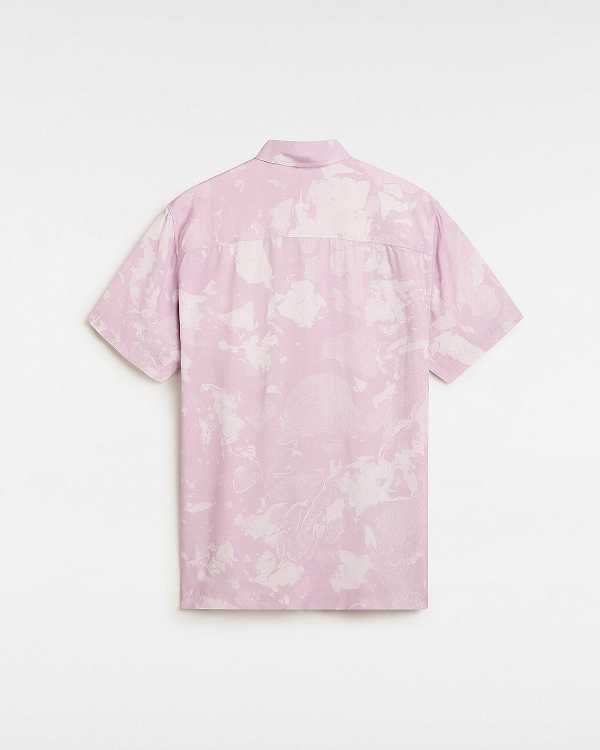 Purple Vans Camp Loose Collar Men Shirts | VN9163280