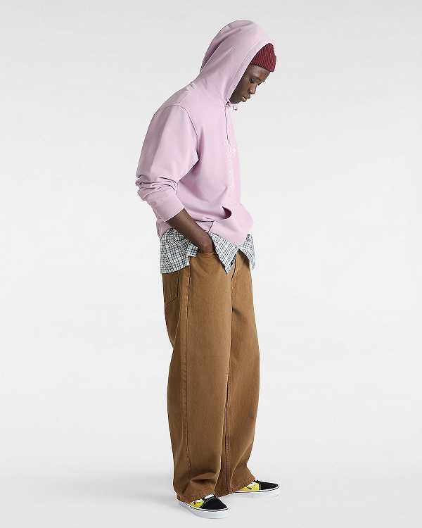 Purple Vans Crazy Eddy 66 Loose Women Hoodie | VN3498075