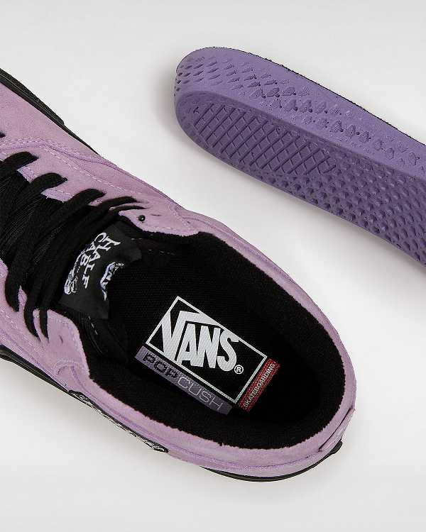 Purple Vans Half Cab Women Skate Shoes | VN5162479