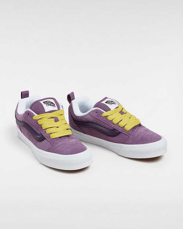 Purple Vans Knu Skool Men Sneakers | VN0274863