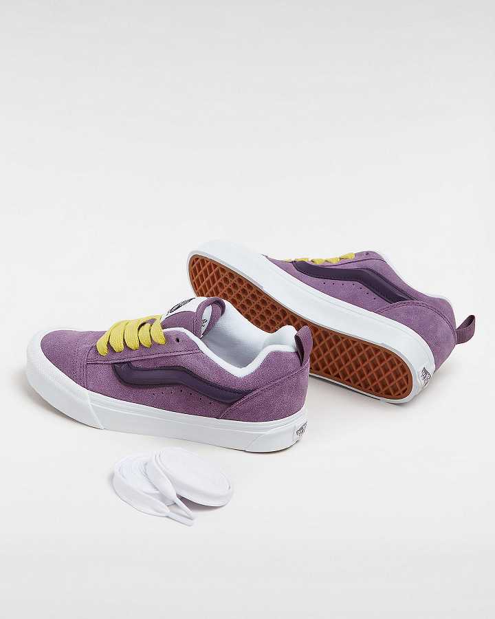 Purple Vans Knu Skool Men Sneakers | VN0274863