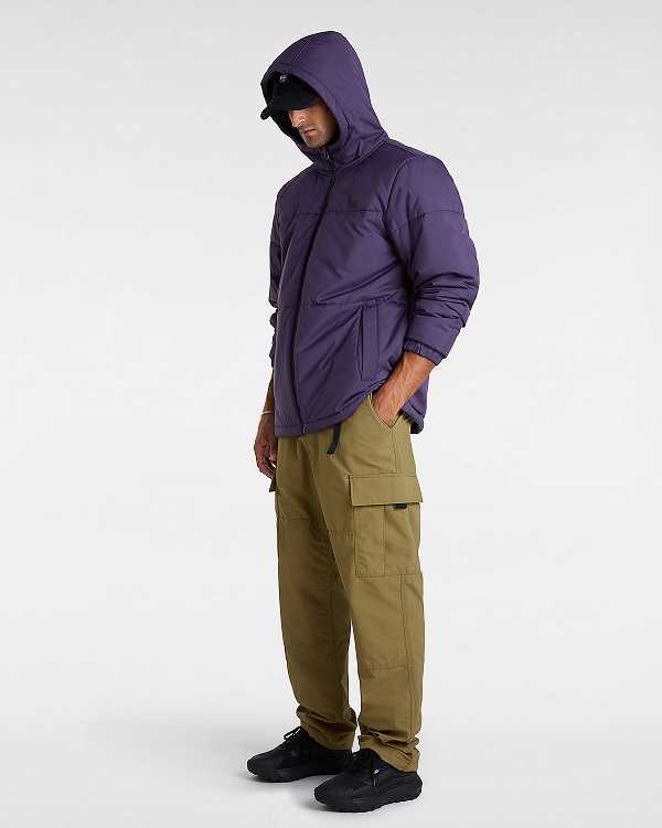 Purple Vans MTE Norris Men Puffer Jacket | VN0734168