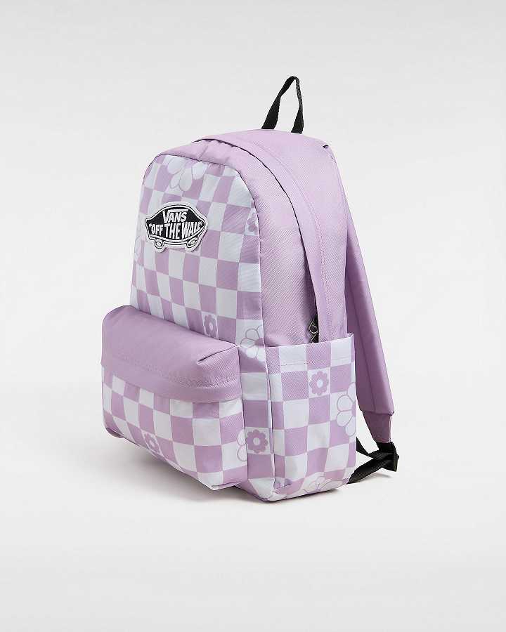 Purple Vans Old Skool Classic Unisex Backpacks | VN6318405
