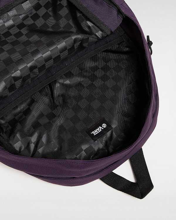 Purple Vans Old Skool Trek Unisex Backpacks | VN2683450