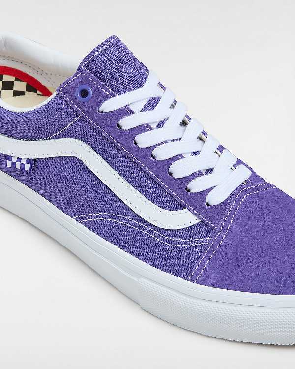 Purple Vans Old Skool Women Skate Shoes | VN6415830