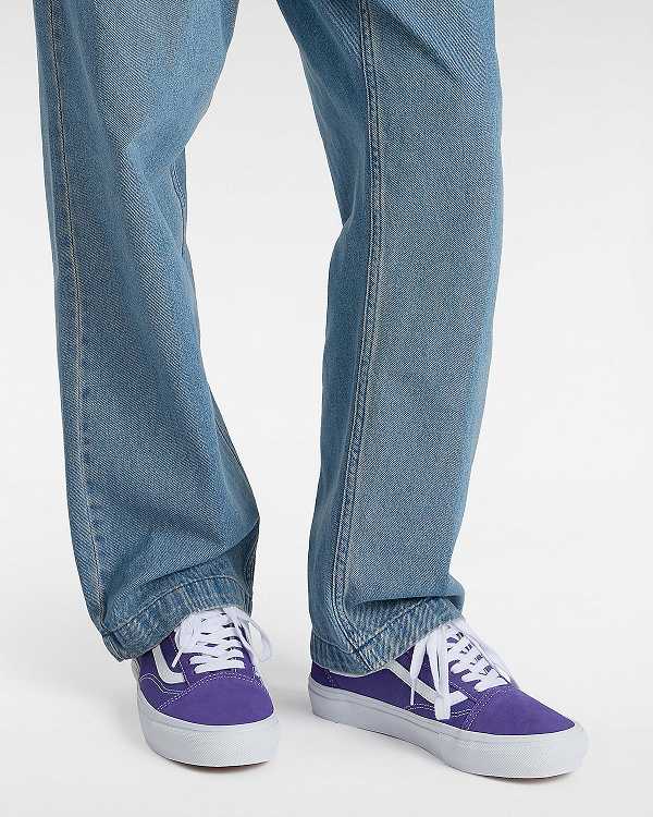 Purple Vans Old Skool Women Skate Shoes | VN6415830