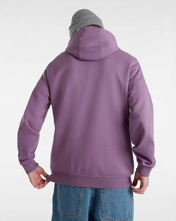 Purple Vans Scuttle Men Hoodie | VN6387524
