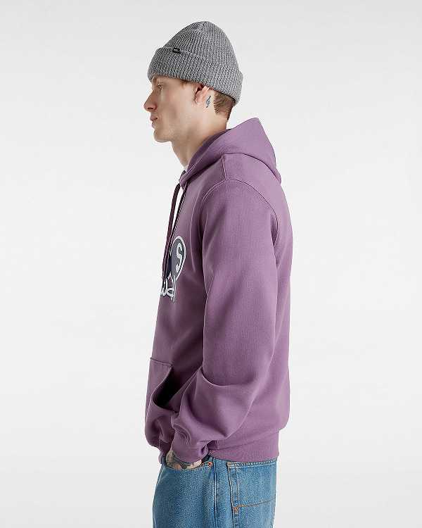 Purple Vans Scuttle Men Hoodie | VN6387524