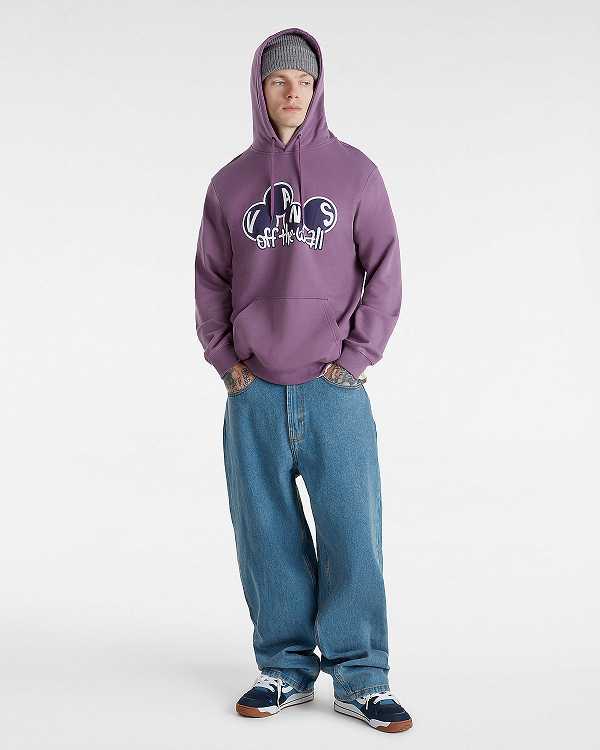 Purple Vans Scuttle Men Hoodie | VN6387524
