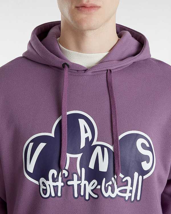 Purple Vans Scuttle Men Hoodie | VN6387524