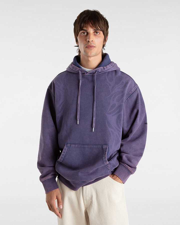 Purple Vans Skate Tribal Men Hoodie | VN3061258