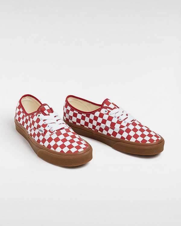 Red Vans Authentic Men Sneakers | VN5902814